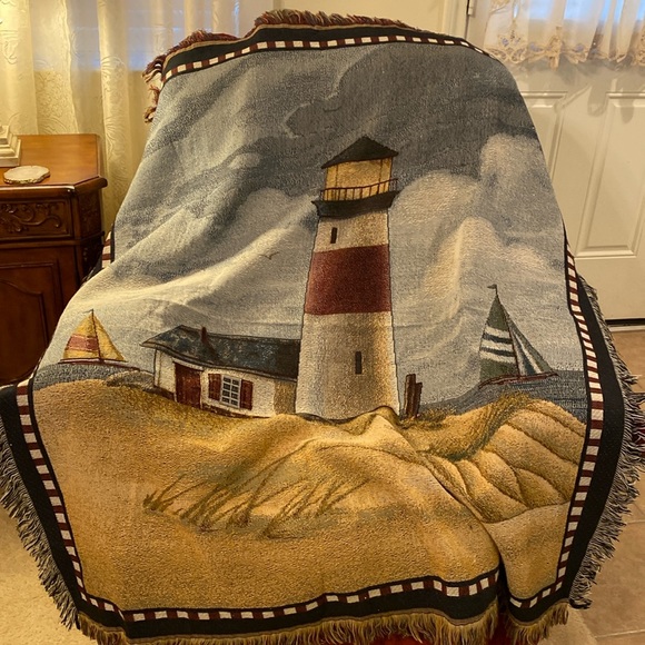 Other - Tapestry lighthouse Afghan